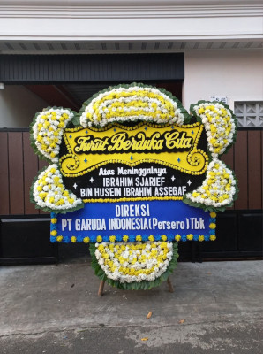 Papan Bunga Duka di Ponelo Kepulauan
